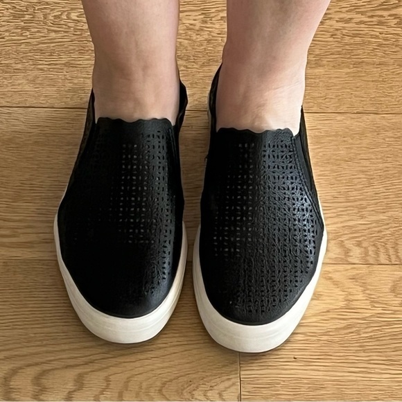 Restricted Shoes - Restricted black punched slip ons size 7.5 like new